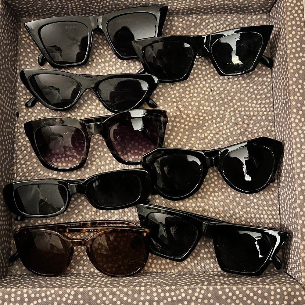 Collection of sunglasses